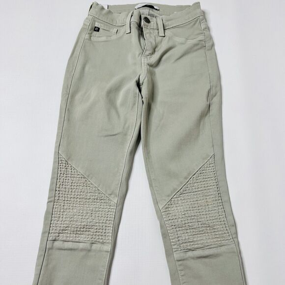 KanCan Moto Jeans Women's Size 24x29 Skinny, Sage Green, Low Rise - Picture 13 of 13